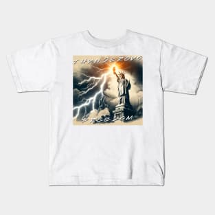 Thunderous Freedom Kids T-Shirt